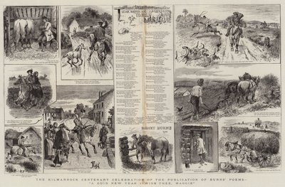 Celebrazione del Centenario di Kilmarnock della Pubblicazione delle Poesie di Burns, Un Buon Anno Nuovo Ti Auguro, Maggie da William Ralston